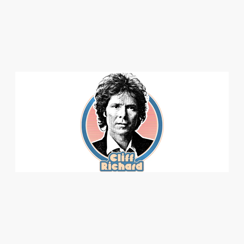 Cliff Richard  Retro Style Fan Design Coffee Mug