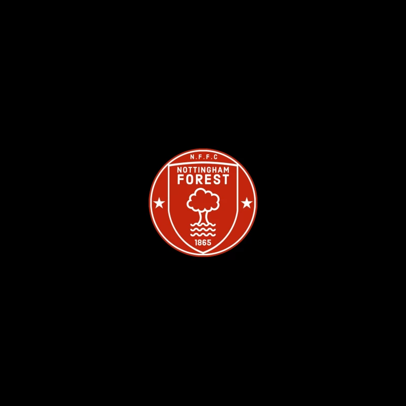 Nottingham Forest Retro Badge Coffee Mug