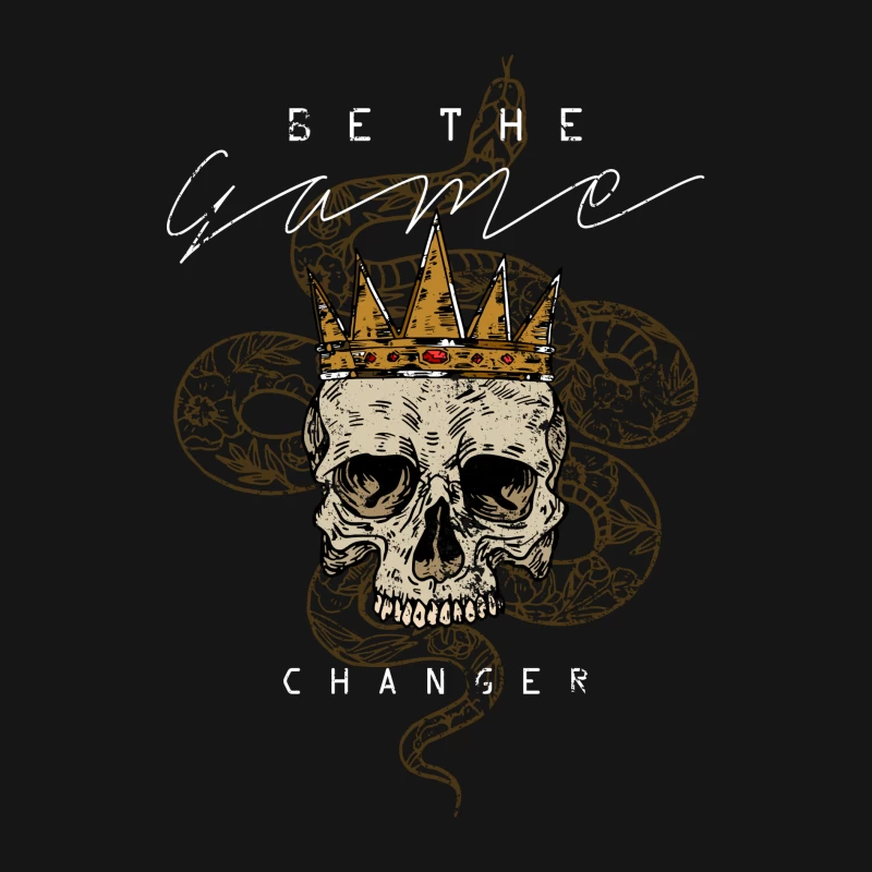 Crâne Couronné: Changeur de Jeu Femme Manches Longues T-Shirt