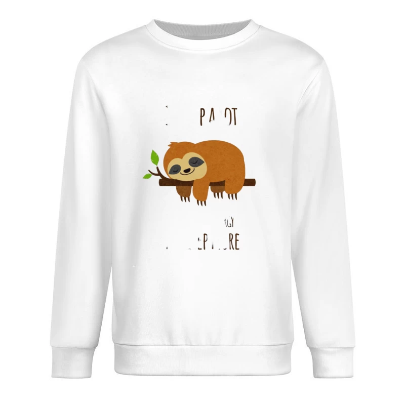 Graphique de Paresseux Dormant Homme Sweat-shirt à enfiler