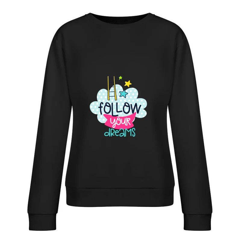 Inspiration Rêves Étoiles Femme Sweat-shirt à enfiler