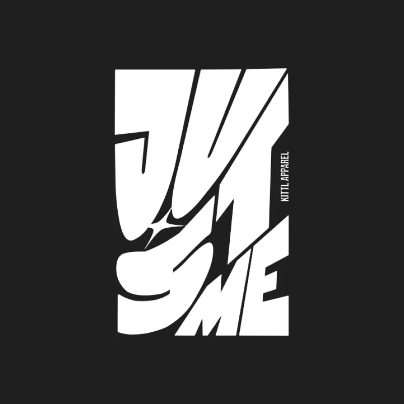 Design Typographique Dynamique en Noir et Blanc Homme Débardeur
