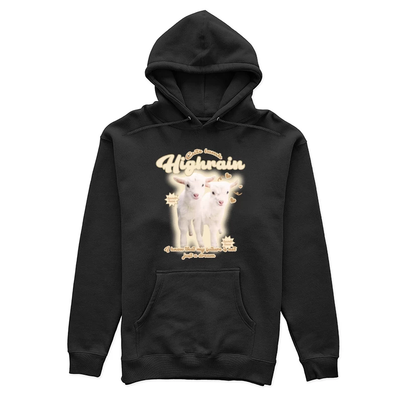 Süße Lämmer und Hoffnung Damen Pullover Hoodie