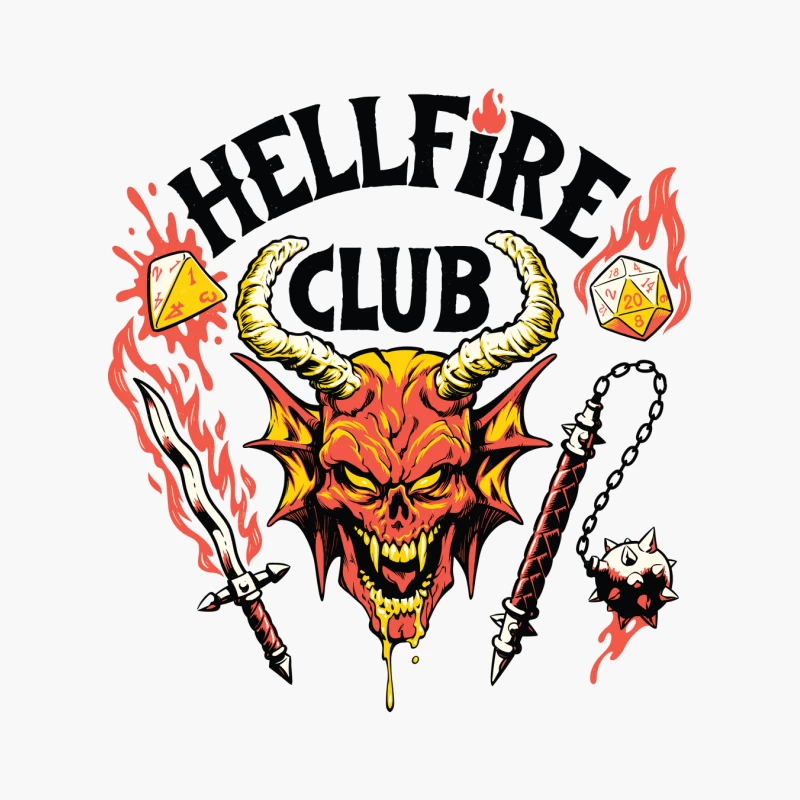 Hellfire Club Logo Design Cotton Tote Bag