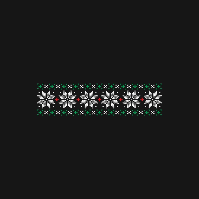 Motif de flocons de neige de Noël Homme Manches Longues T-Shirt