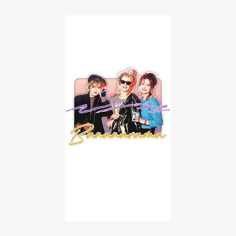 Bananarama - Retro 80s Fan Art Design iPhone Case