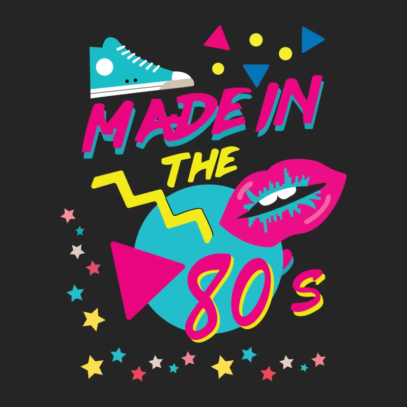 Design rétro des années 80 Femme Sweat-shirt à enfiler
