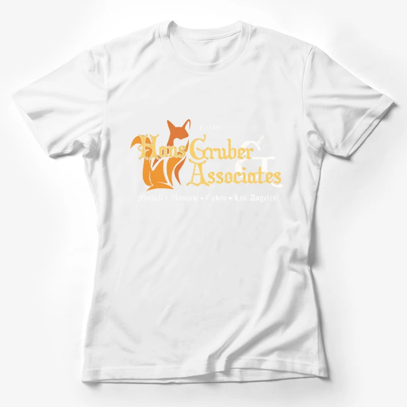 Hans Gruber and Associates from DIE HARD Female T-Shirt