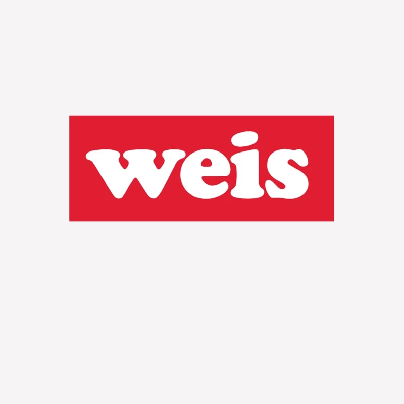 Weis Markets White Logo on Red Background Female T-Shirt