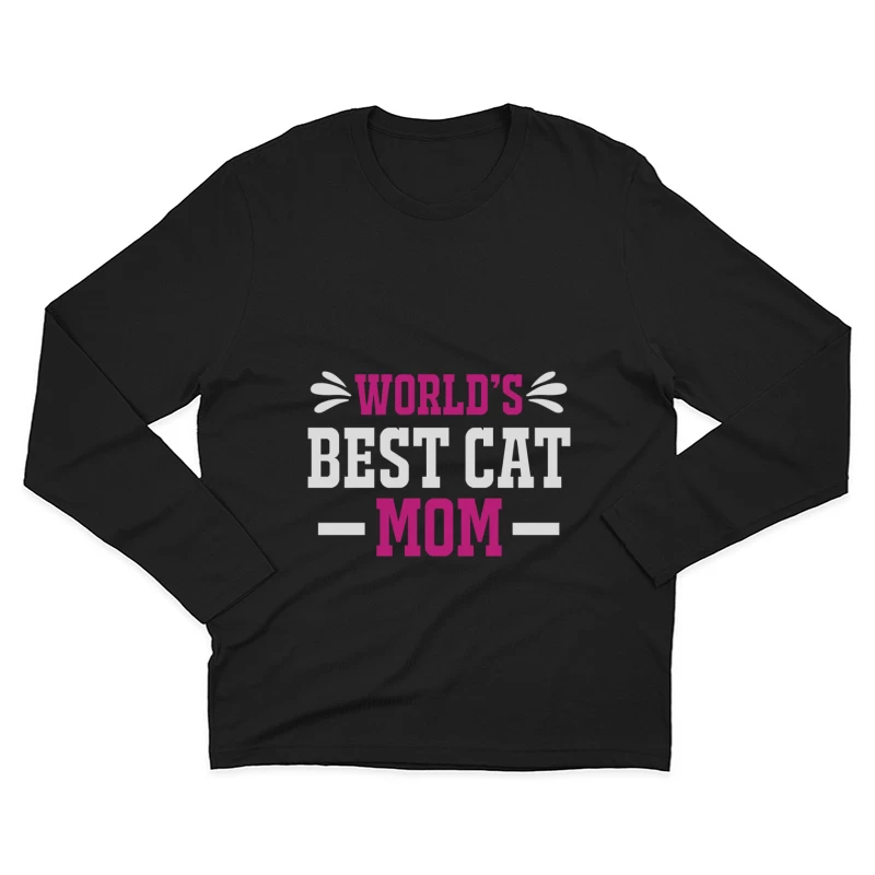 Meilleure maman de chat au monde Homme Manches Longues T-Shirt