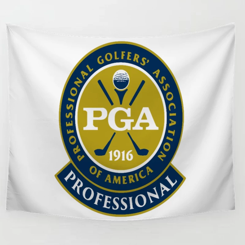 Professional Golfers' Association of America (PGA) Official Logo Tapestry