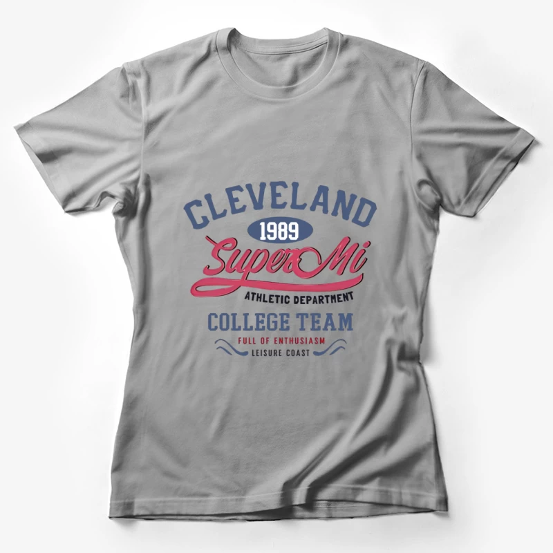 Design del Team Universitario Cleveland Super Mi Maglietta Donna