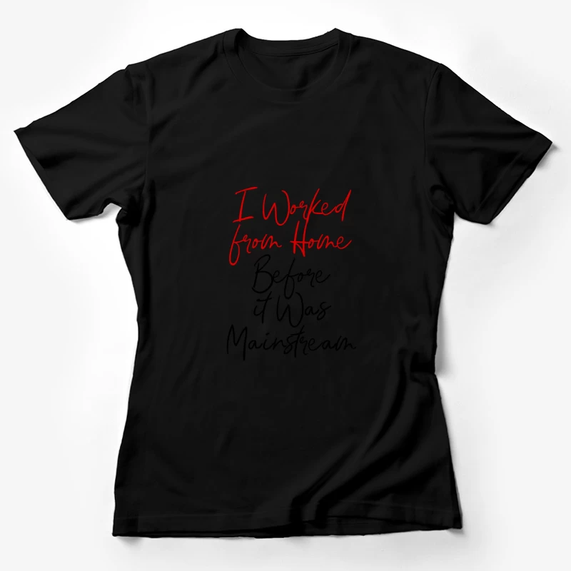 Design minimaliste d'un bureau à domicile Femme T-Shirt