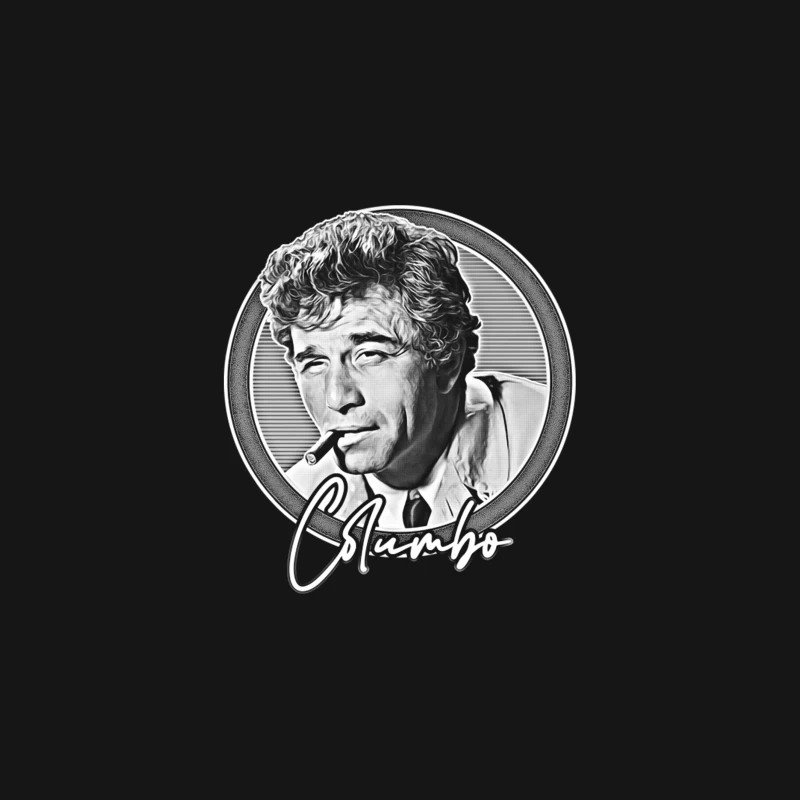 Columbo  Retro TV Fan Design Desk Mat