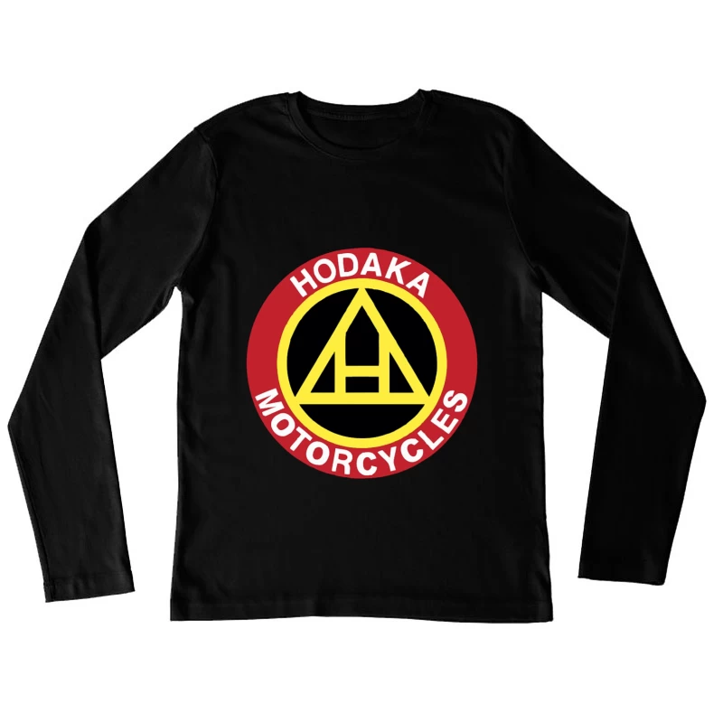 Vintage Hodaka Motorcycles Logo Design Female Long Sleeve T-Shirt