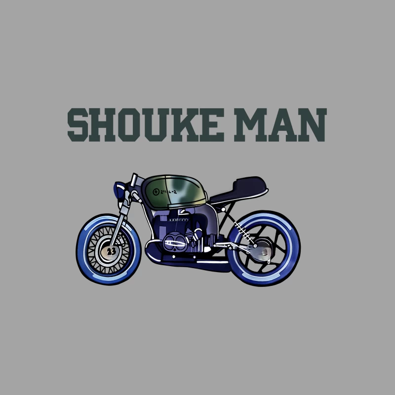 Motorrad Kunstwerk mit Text Damen T-Shirt