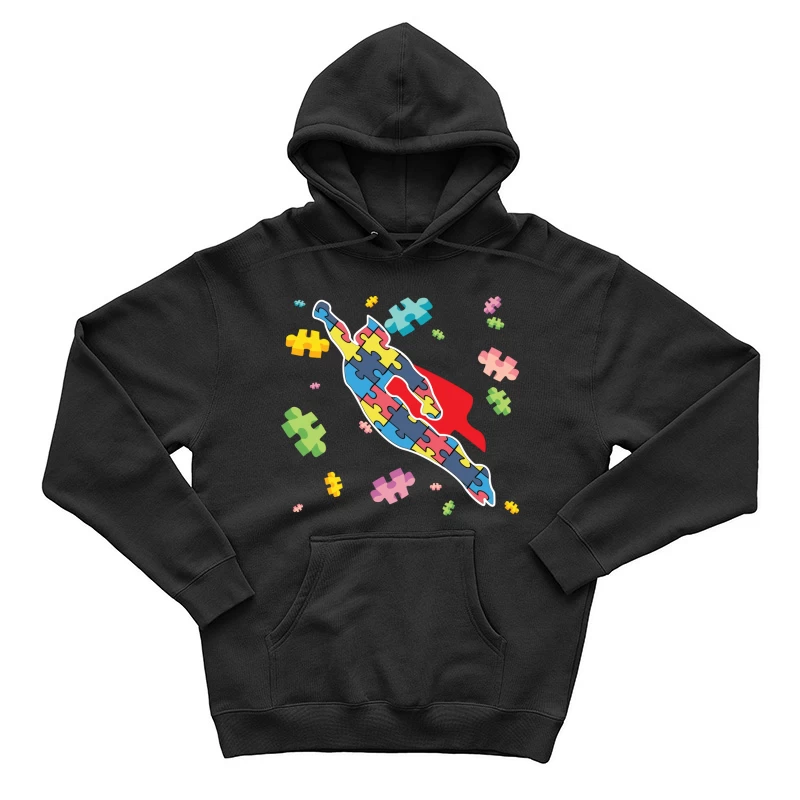Super-héros en puzzle Homme Sweat à capuche