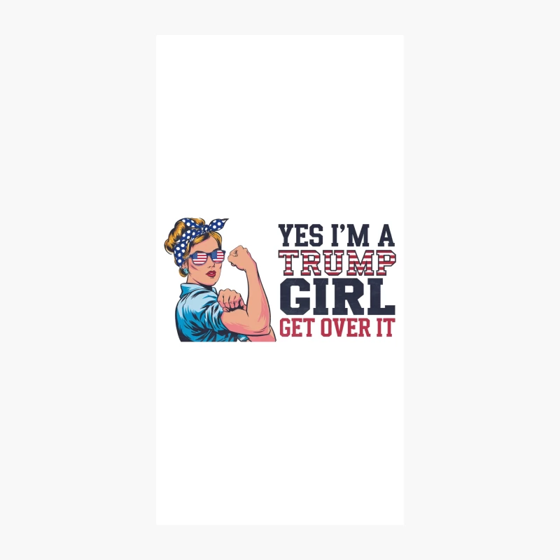 Trump Girl Merchandise Inspired by Rosie the Riveter iPhone Case