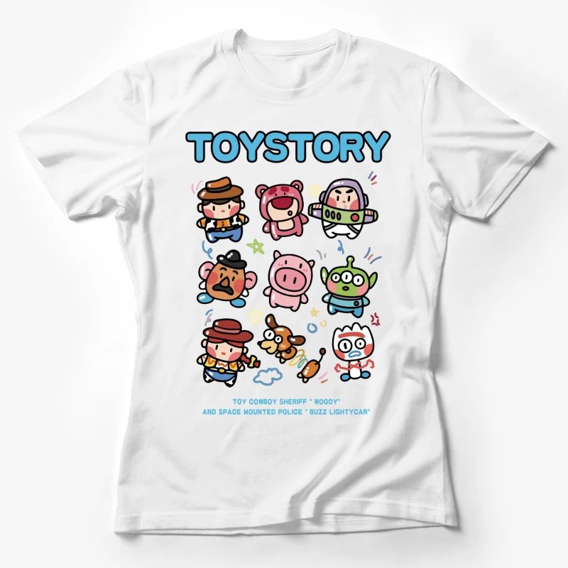 Niedliche Toy Story Charakterillustration Damen T-Shirt