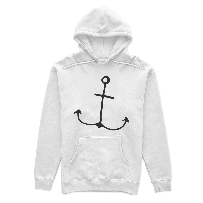 Symbole d'Ancre Marin Simple Femme Sweat à capuche