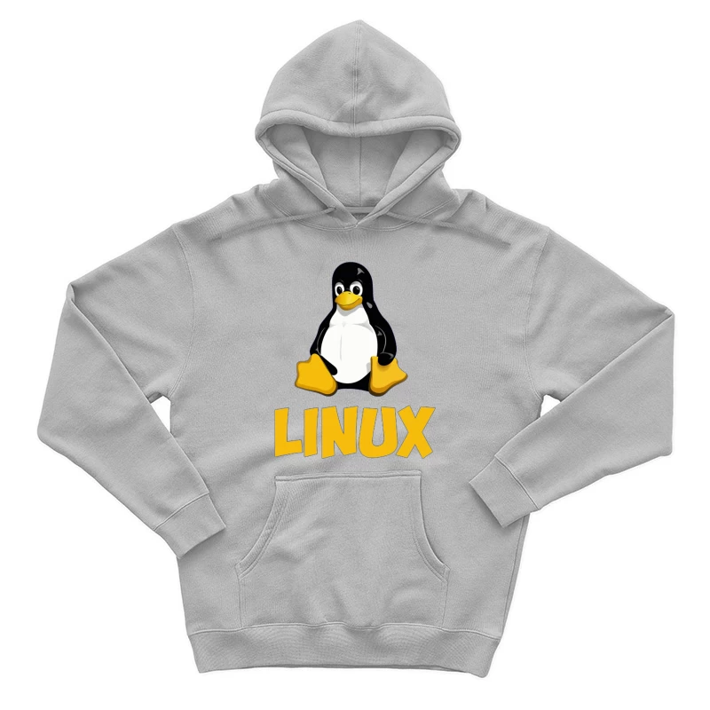 Tux: The Linux Operating System Mascot Logo Male Pullover Hoodie