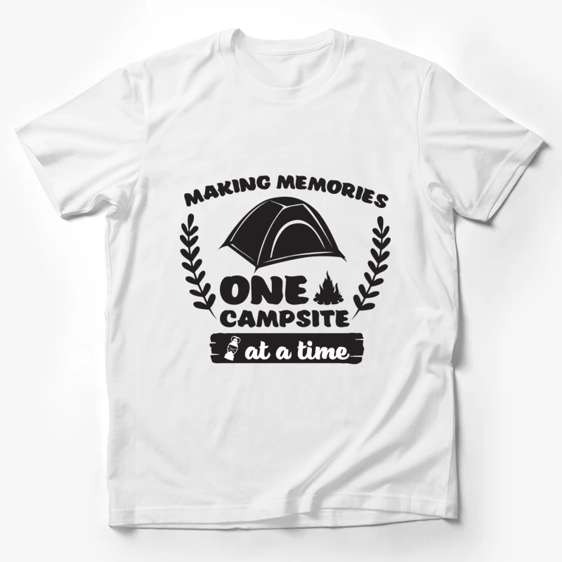 Camping et souvenirs: une expérience à chaque fois Homme T-Shirt
