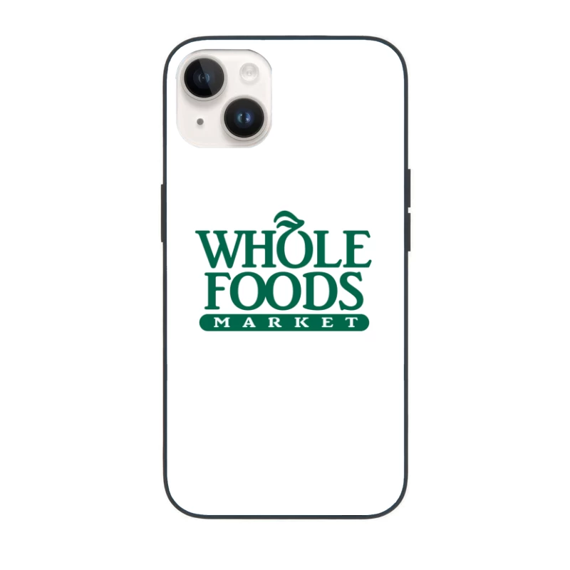 Whole Foods Market Green Corporate Logo iPhone Case