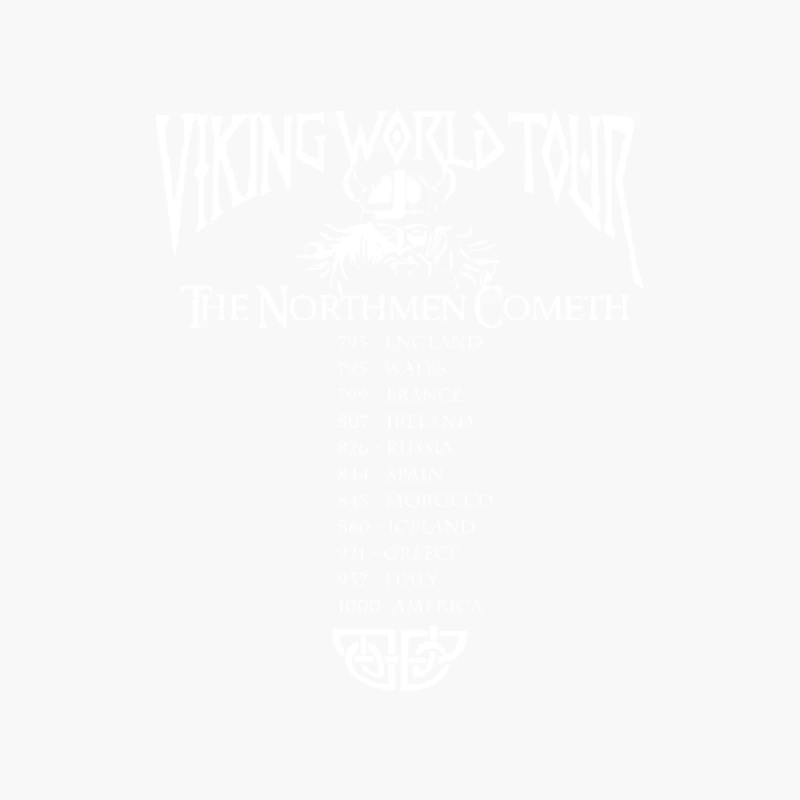 Viking World Tour FUNNY Cotton Tote Bag