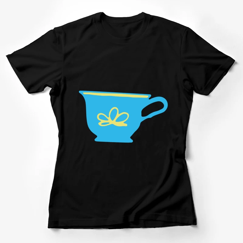 Tasse bleue avec motif déco Femme T-Shirt