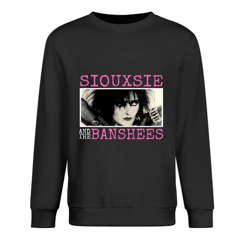 Siouxsie and the Banshees Gothic Punk Album Cover Male Pullover Sweatshirt