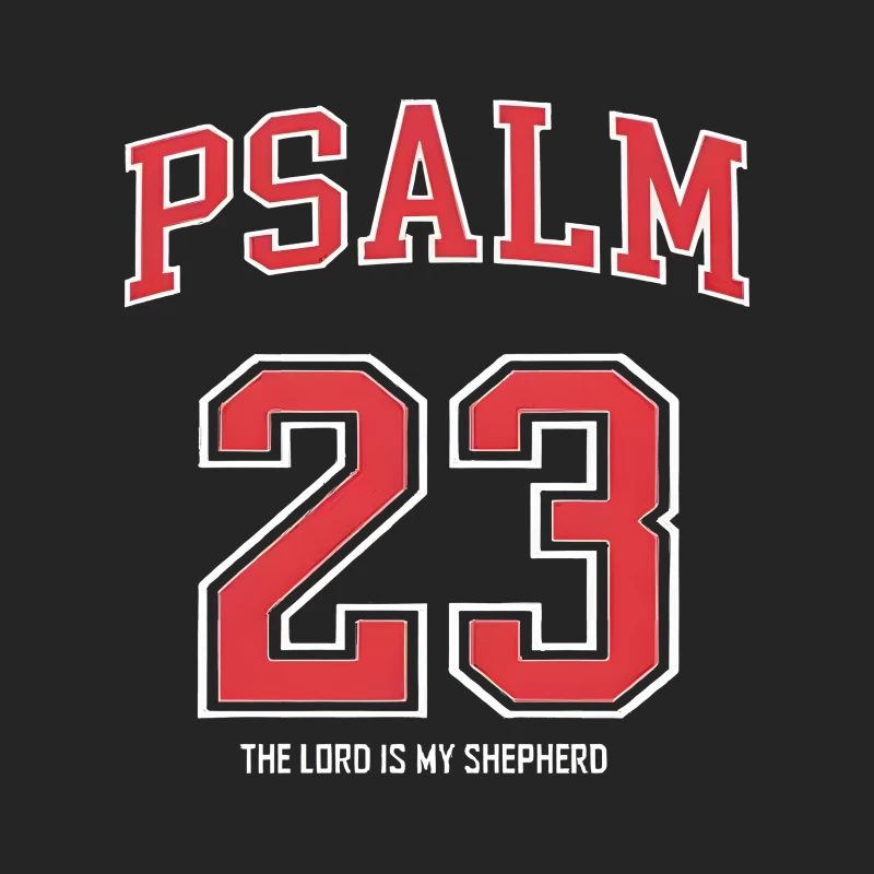Psalm 23 Design mit Bibelzitat Damen Pullover Sweatshirt