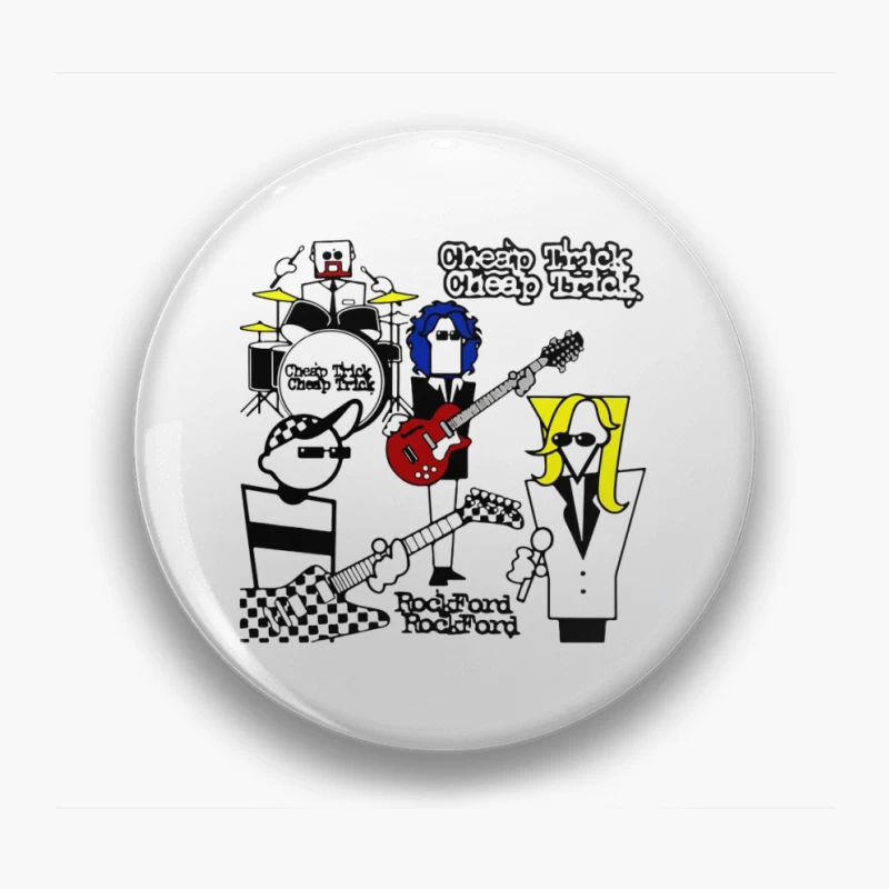 Cheap Trick Rockford Pin