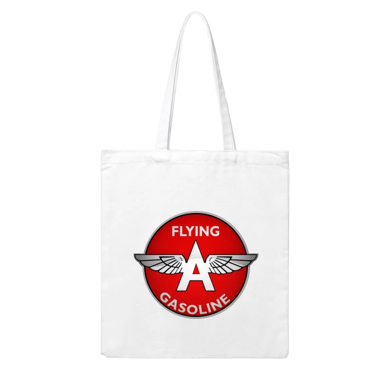 Vintage Flying A Gasoline Aviation Logo Cotton Tote Bag