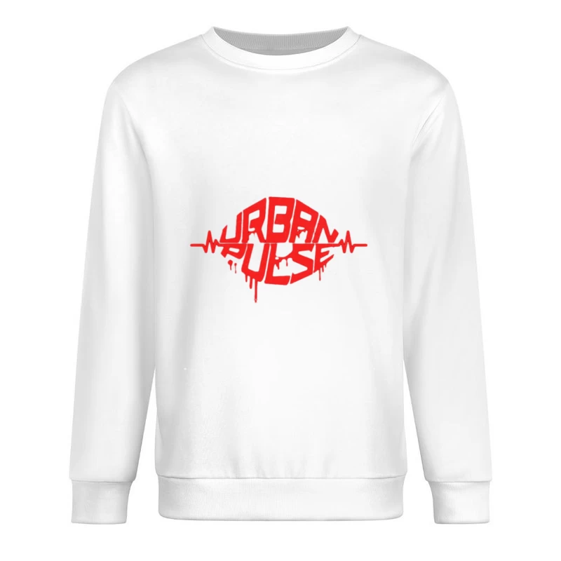 Design urbain avec motif de pulsation Homme Sweat-shirt à enfiler