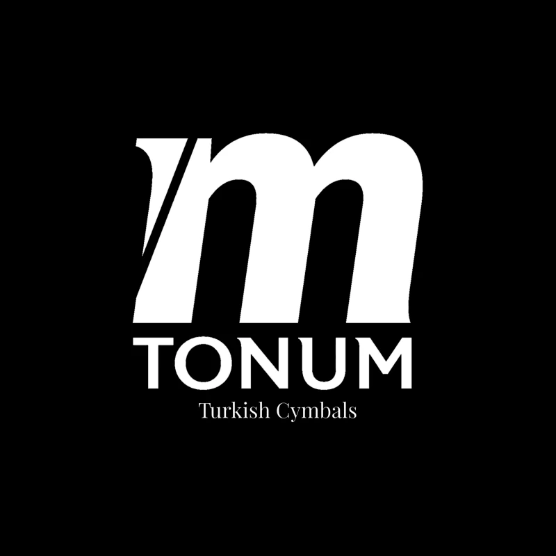 Tonum Turkish Cymbals Brand Logo in White Tapestry