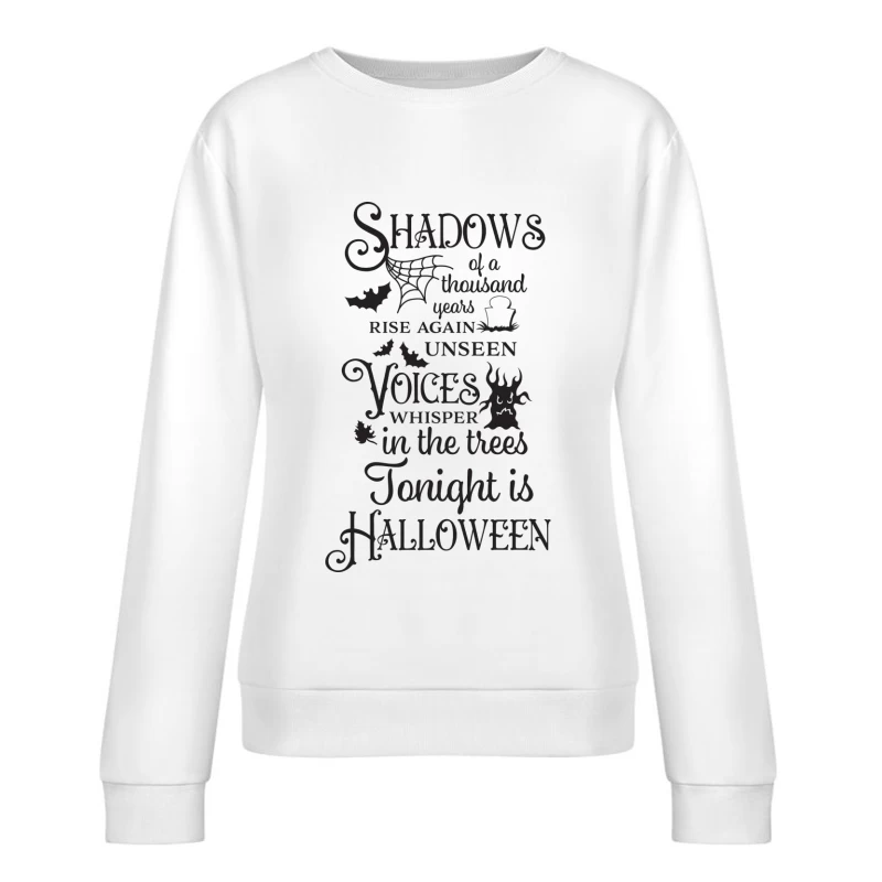 Halloween Étrange Femme Sweat-shirt à enfiler