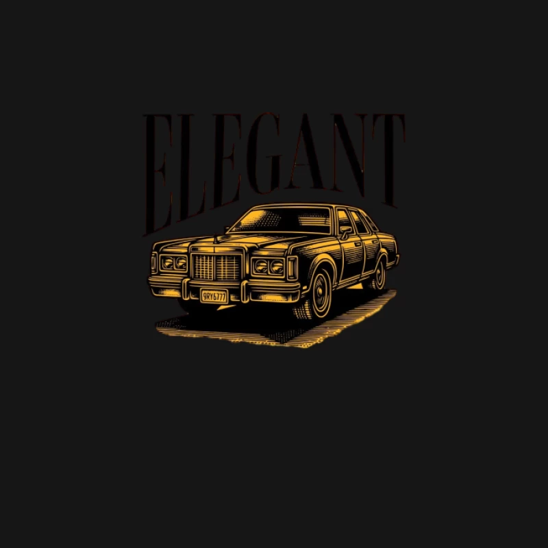 Klassisches elegantes Auto-Motiv Damen T-Shirt