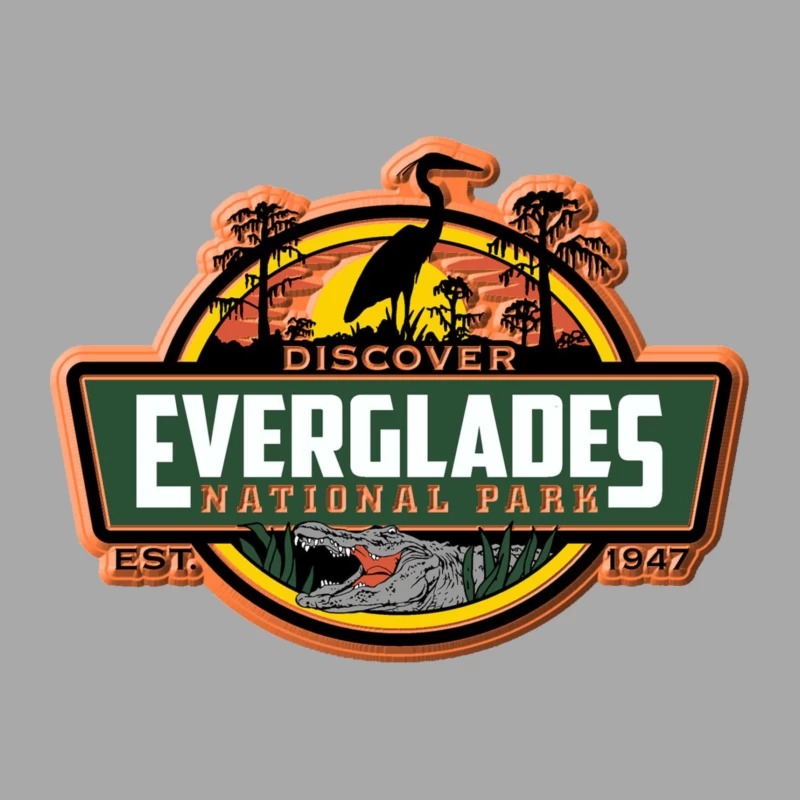 Everglades National Park Male Pullover Hoodie