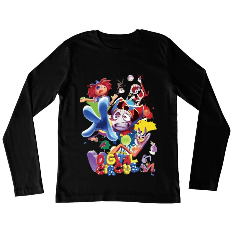 Der erstaunliche digitale Zirkus Damen Langarm T-Shirt