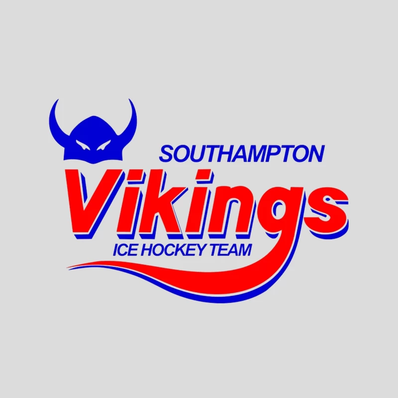 Southampton Vikings Ice Hockey Team Logo Baseball Cap