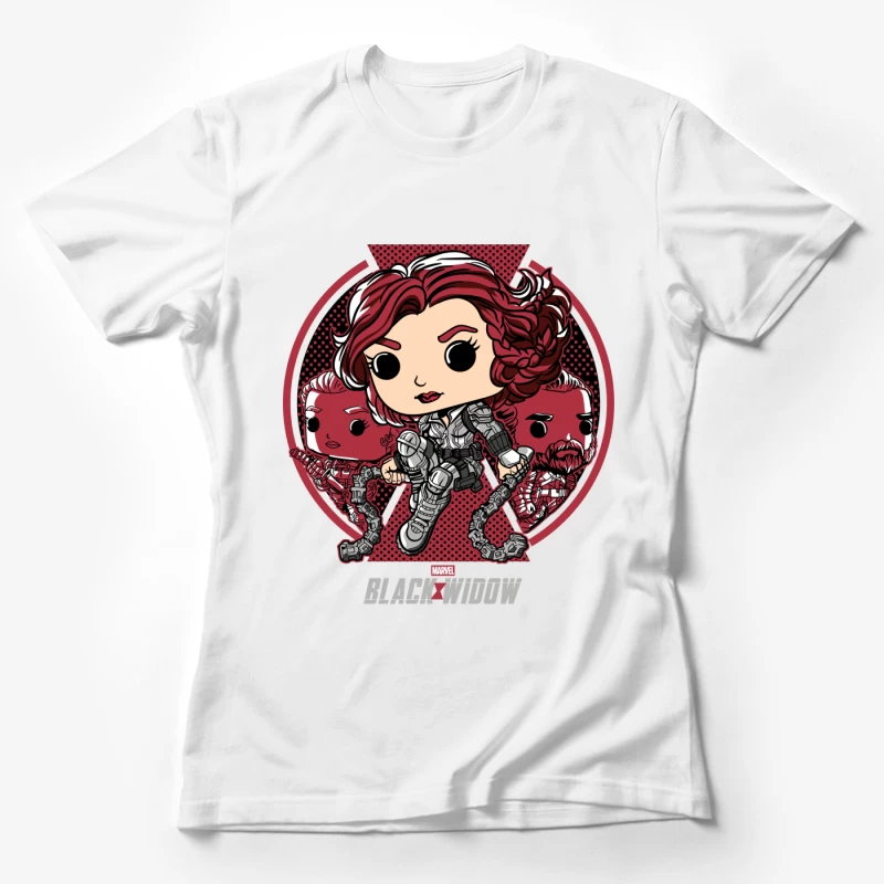 Marvel Black Widow Character Art Female T-Shirt