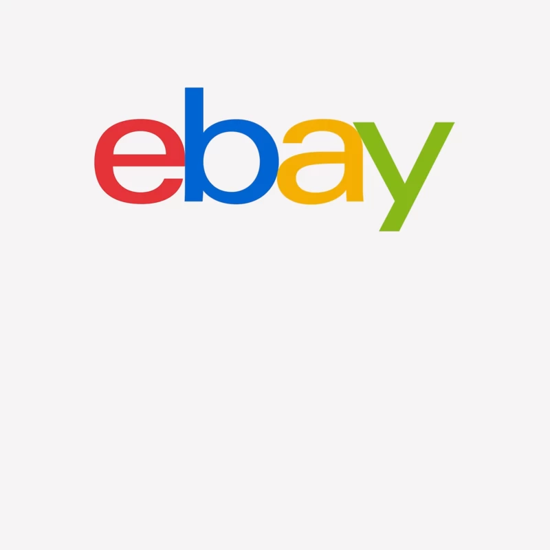 eBay Official Multicolored Logo Female T-Shirt