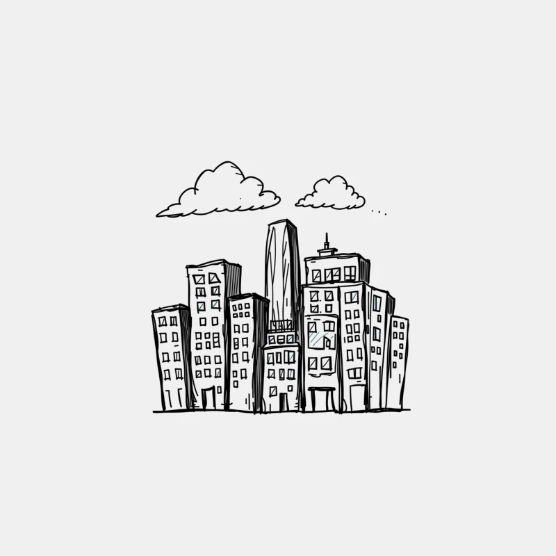 Cityscape at Night Male Tank Top
