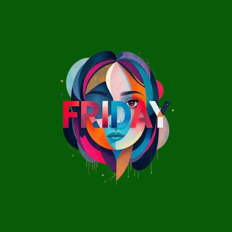Colorful Friday Artwork Mouse Pad