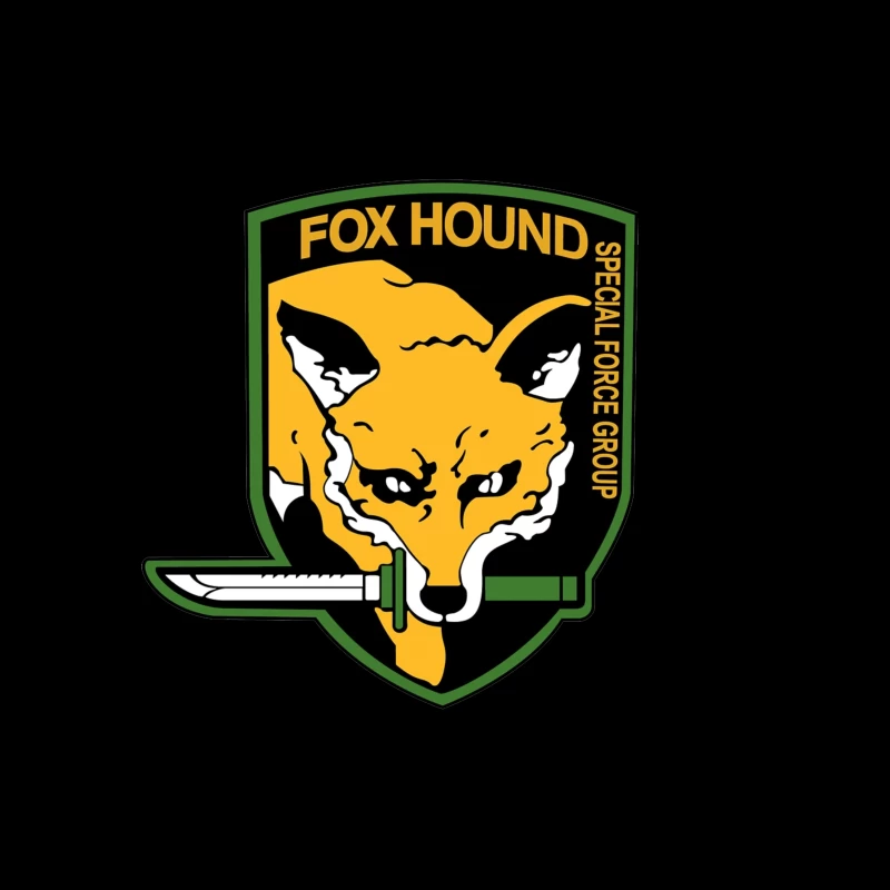 Fox Hound Special Force Group Emblem Tapestry
