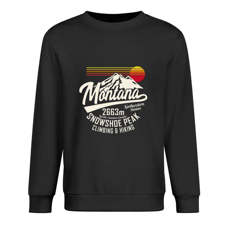 Montana Snowshoe Peak für Klettern und Wandern Herren Pullover Sweatshirt