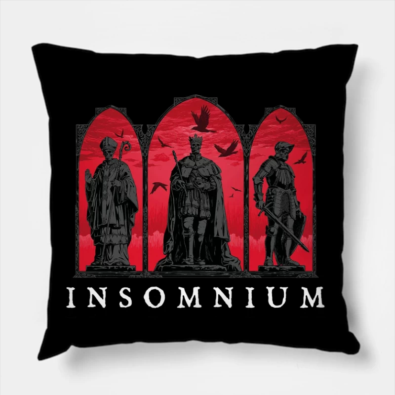 Insomnium One For Sorrow Throw Pillow