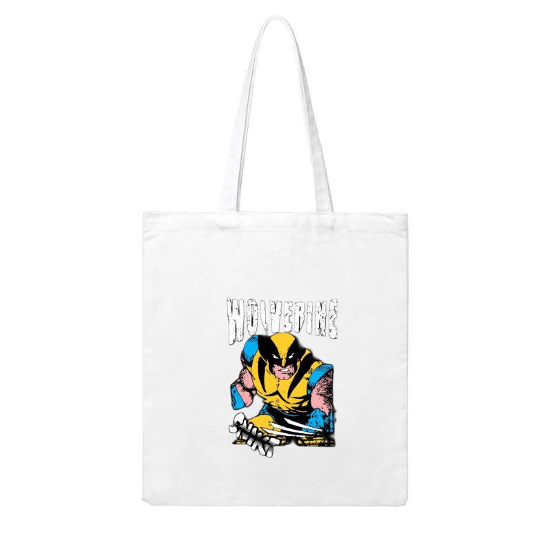 Comic Book Character - Wolverine Cotton Tote Bag