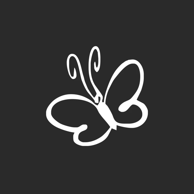 Butterfly Sticker Vinyl Baseball Cap