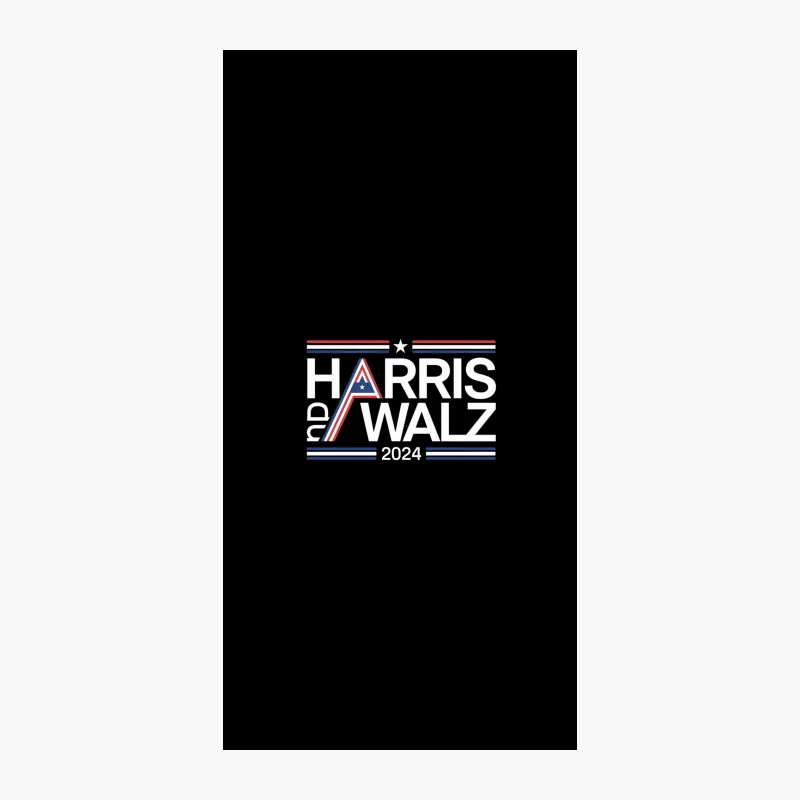 Patriotic American Logo with Red, White, and Blue Stripes iPhone Case